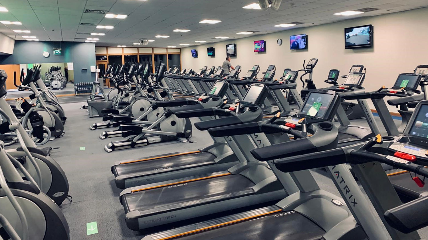 A photo of cardio machines at Nuffield Health Gosforth