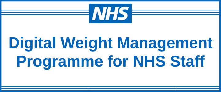Digital weight management programme for NHS staff