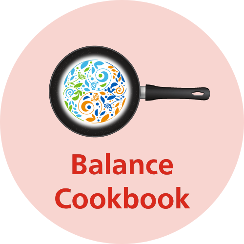 The logo for the Balance Cookbook, a #TeamGateshead Recipe Guide