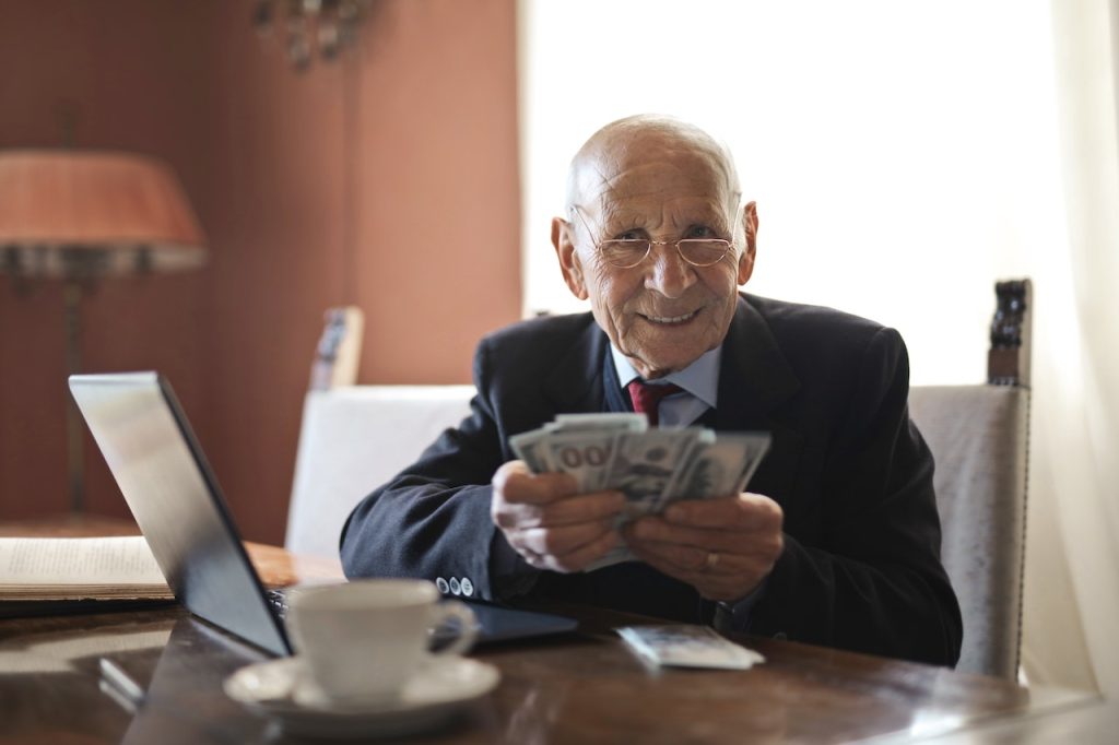 Pensions elderly money