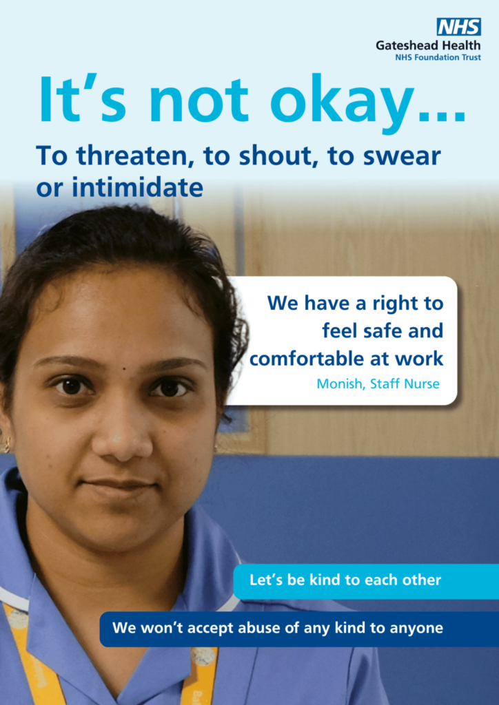 Zero Tolerance Campaign - NHS Gateshead Health