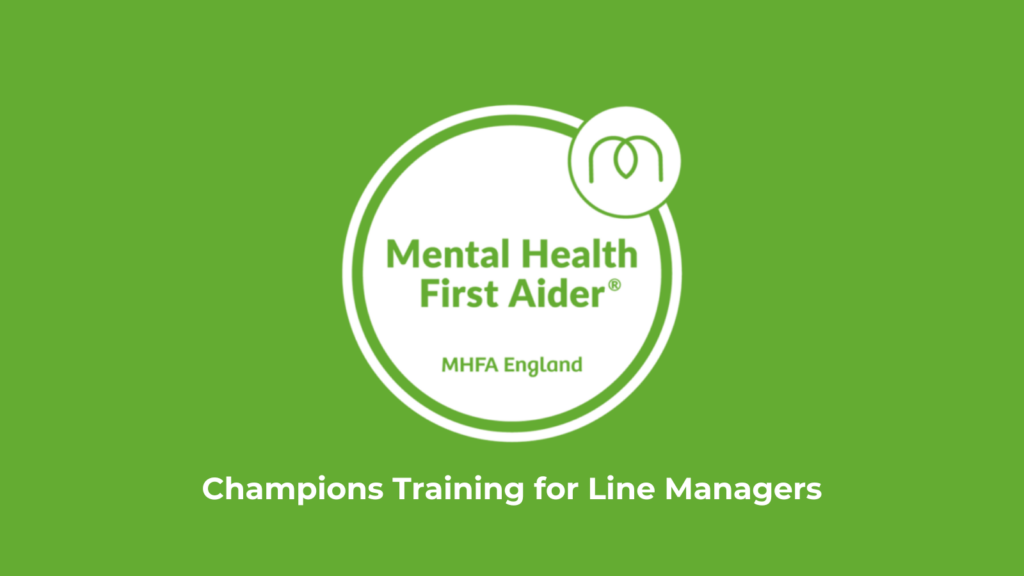 Mental Health Champions Training for Line Managers